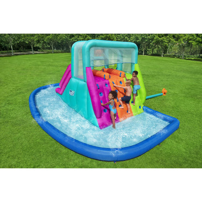 📦📦🌊 Triple Splash Course Inflatable Mega Water Park with Air Blower 🌞